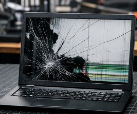 7種筆電螢幕壞掉情況：一、筆電螢幕破裂